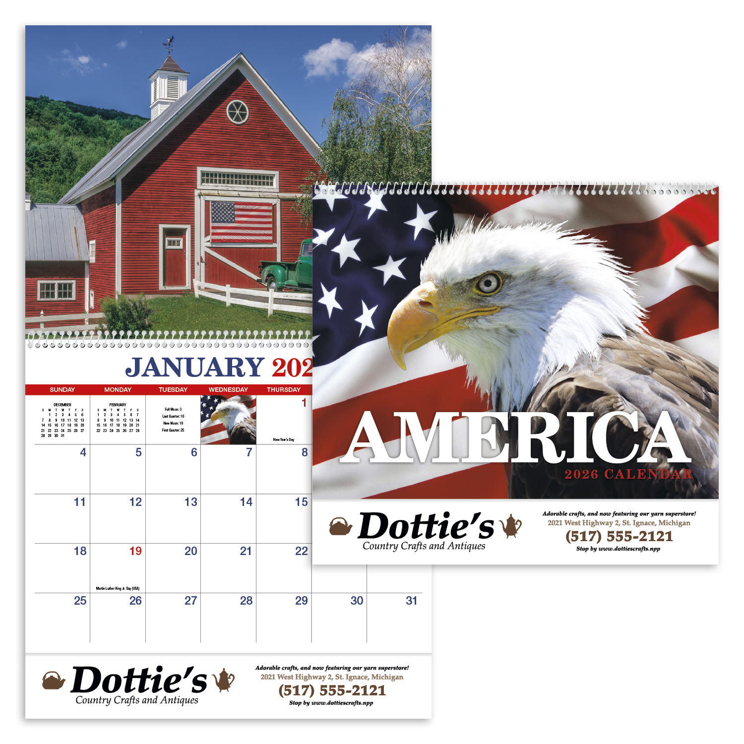 HotLine® Products America Appointment Calendar - Spiral 57