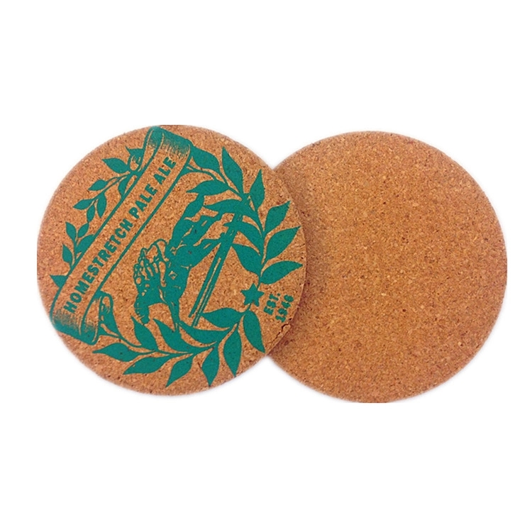 Round Cork Coasters - 3.5" 8