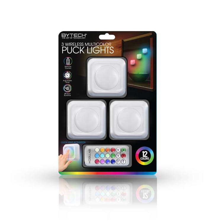 Puck Lights with Remote - Multicolor 2