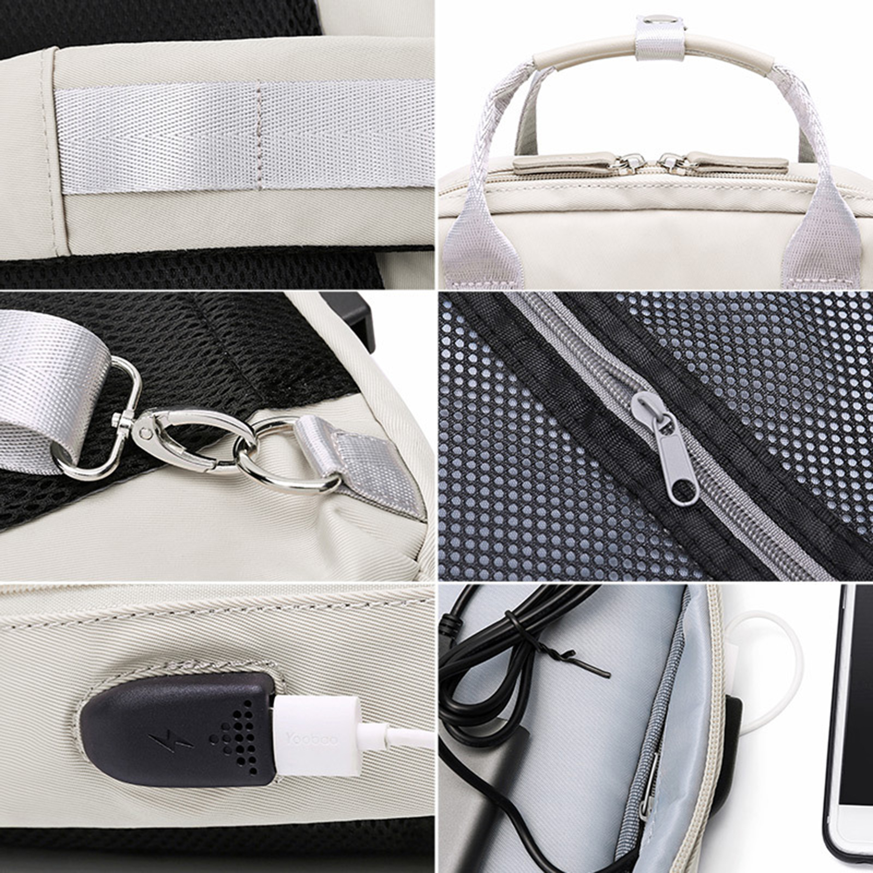 Women Travel 14 Inch Laptop Backpacks 3