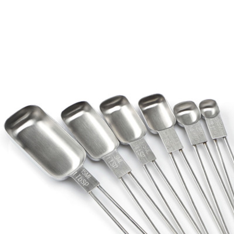 6pcs Square-head Measuring Spoons Set 3