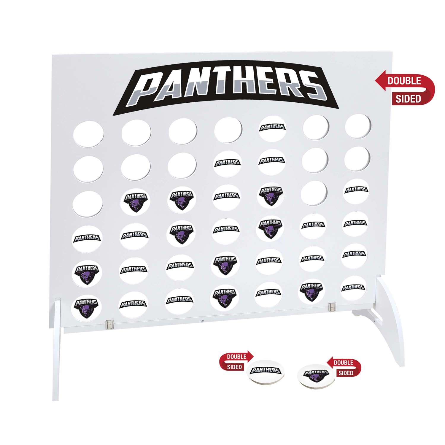 Giant 4-In-A-Row, 42 White Disks (Double-Sided)