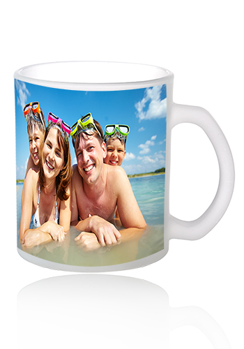 11.5 oz. Full Color Frosted Glass Coffee Mugs 2