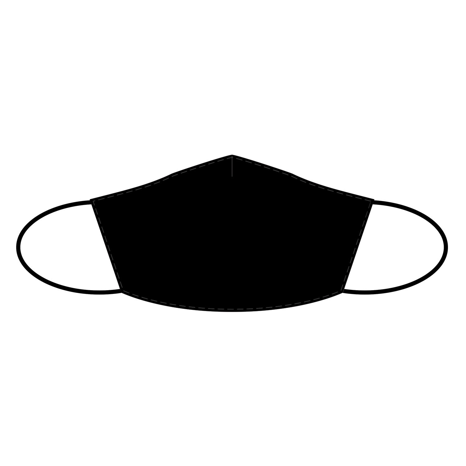 2-Layer Safety Face Mask w/ Custom Imprint Reusable 1