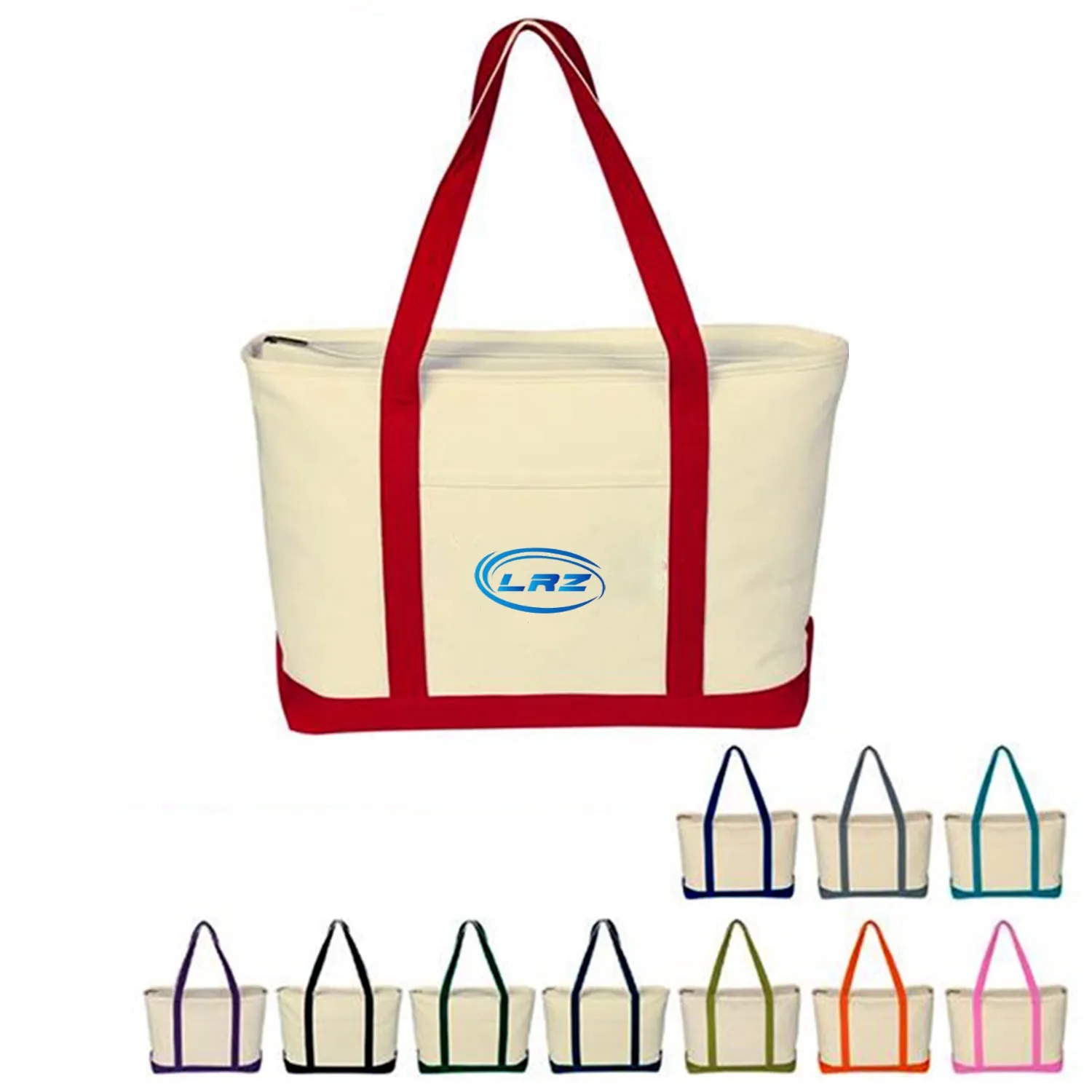 Zippered Boat Tote 2