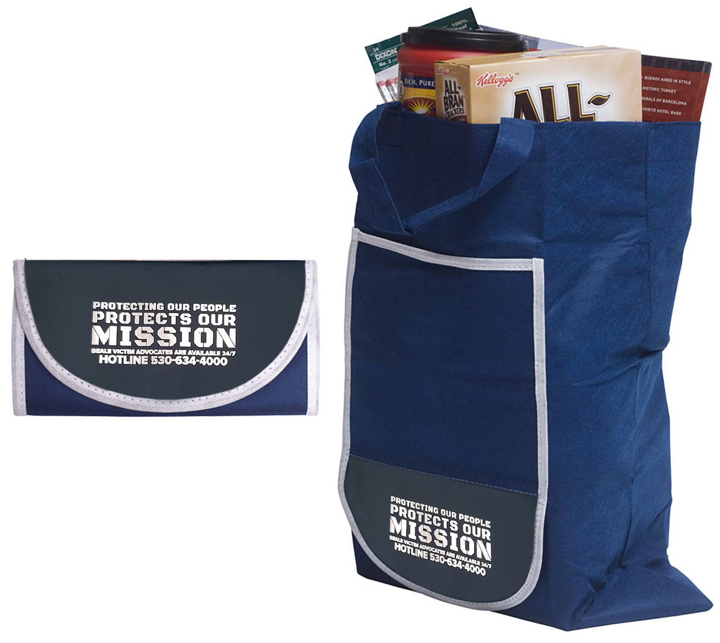 Supermarket Shopper with velcro closure 1