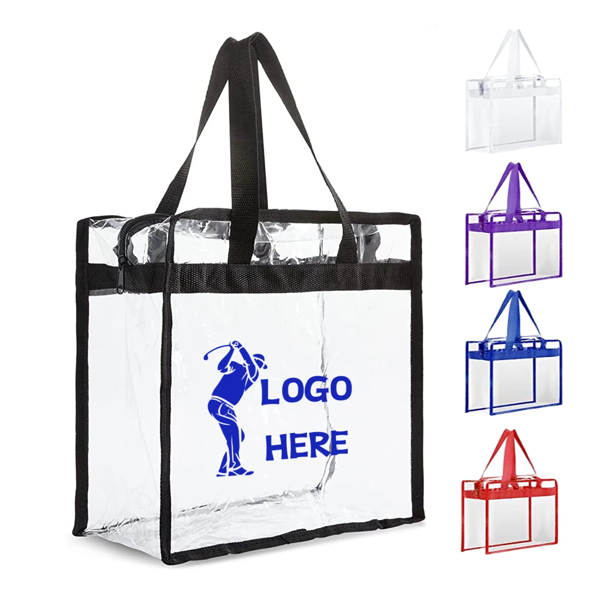 MOQ50 PVC Shopping Tote Bag 2