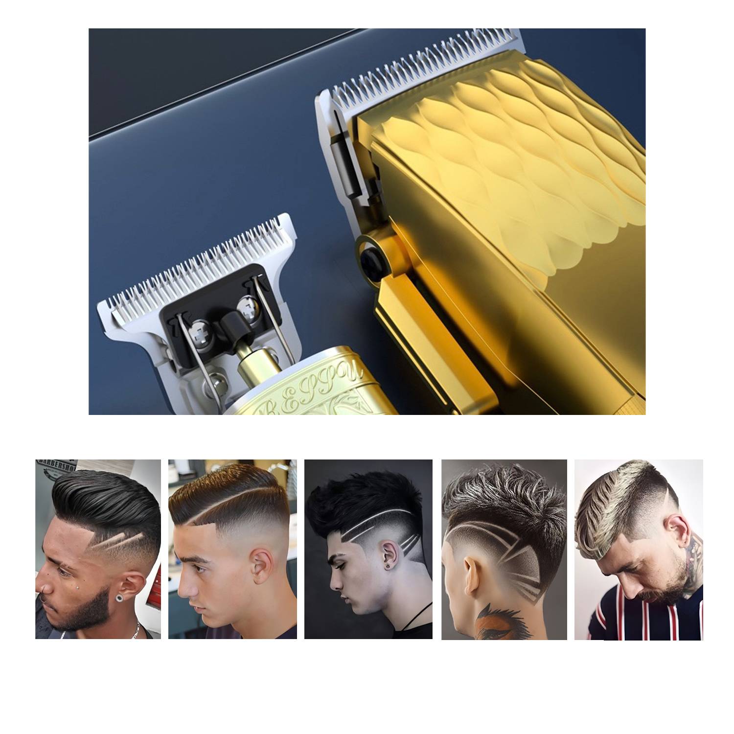 Electric faders for multifunctional hair clipper sets 4