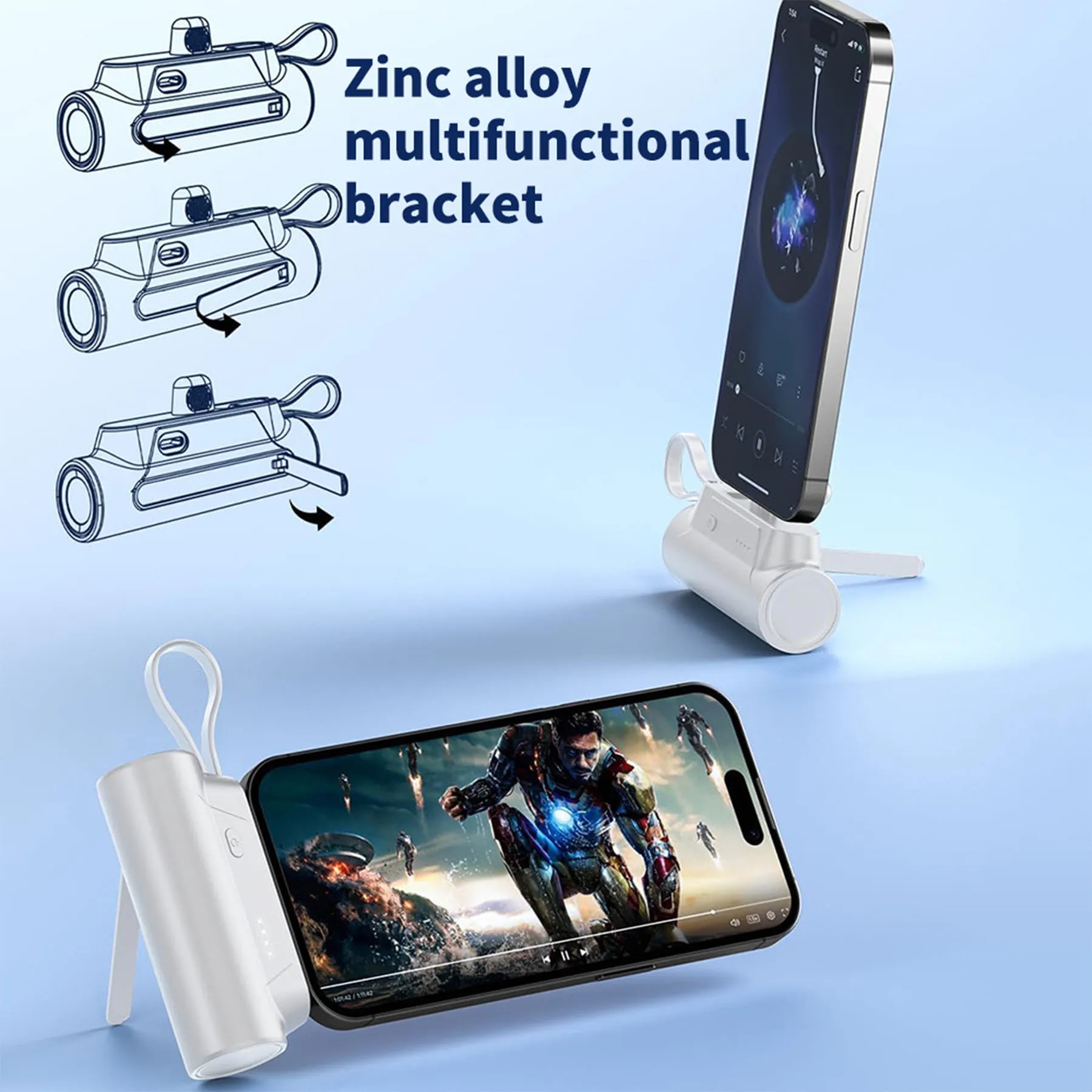 5000mAh Mini Capsule Power Bank 6