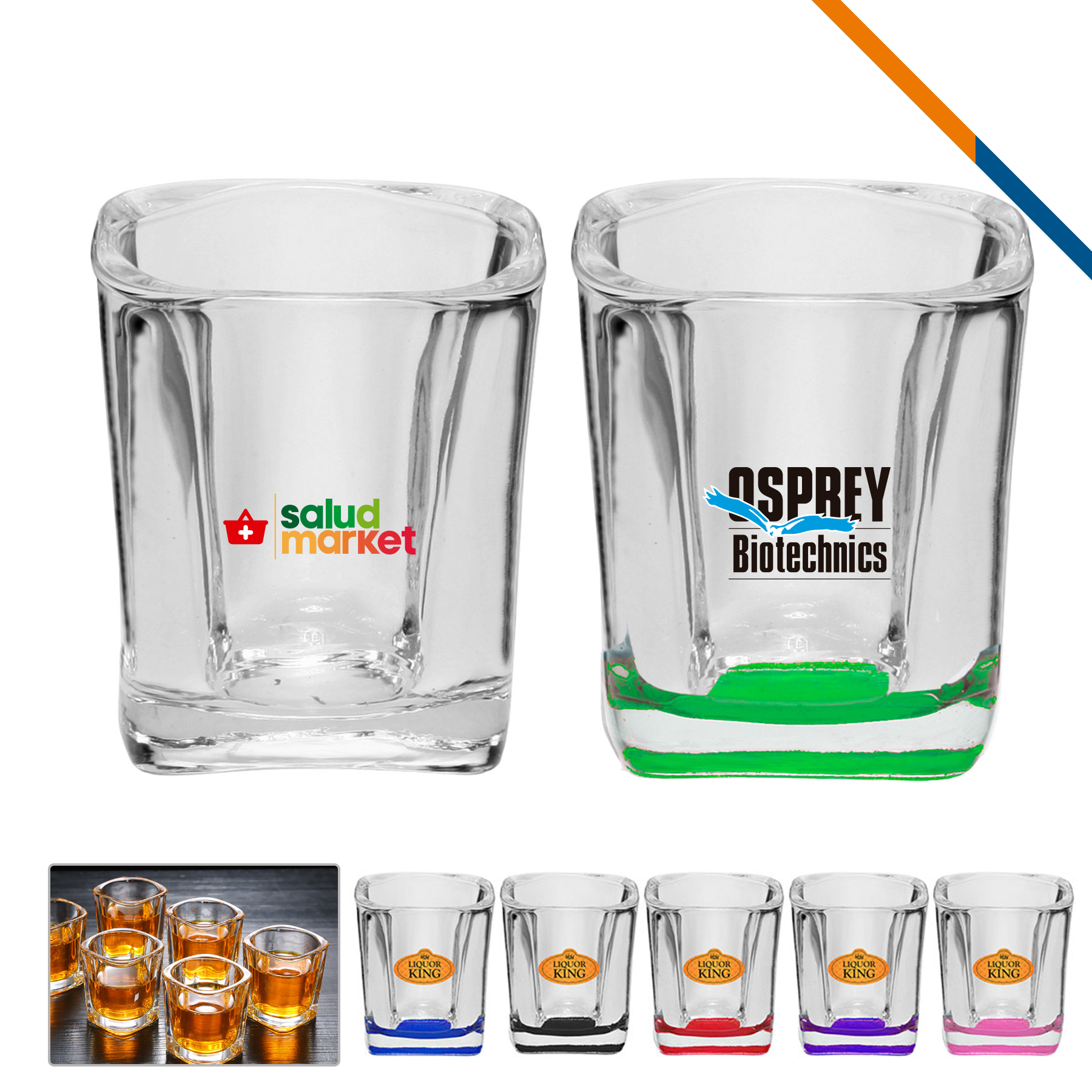 Orson Square Shot Glasses 4