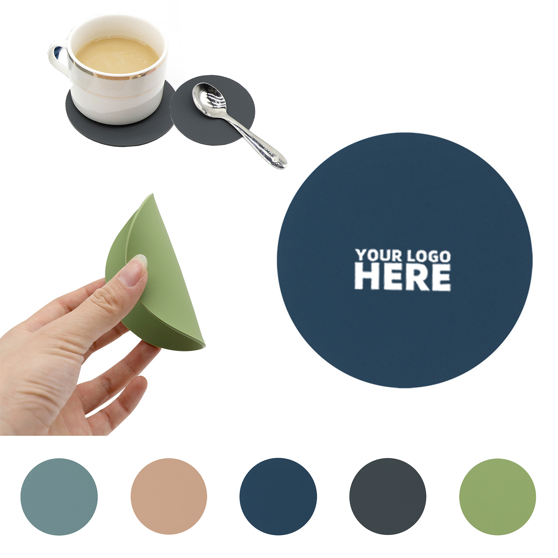 Non Slip Coasters Heat Insulation 2