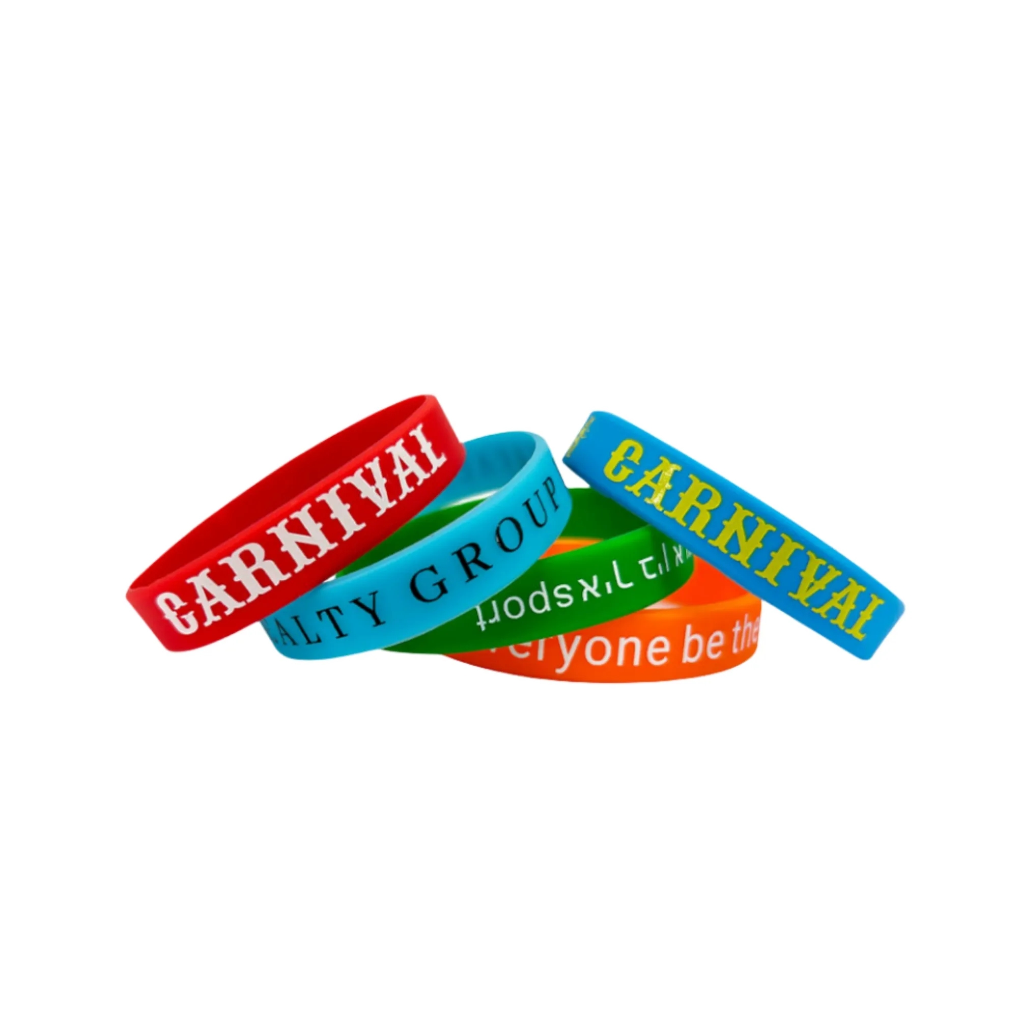 Custom Colorful Silicone Stretch Unisex Wristbands 3