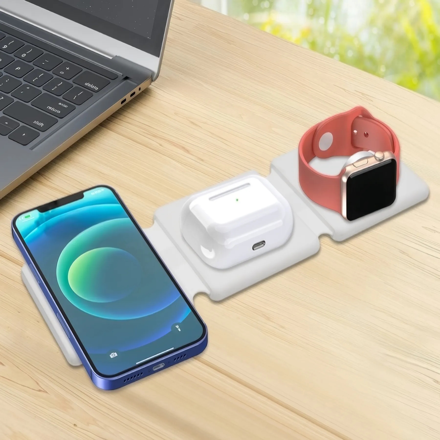 3-in-1 Foldable Magnetic Wireless Charger 2