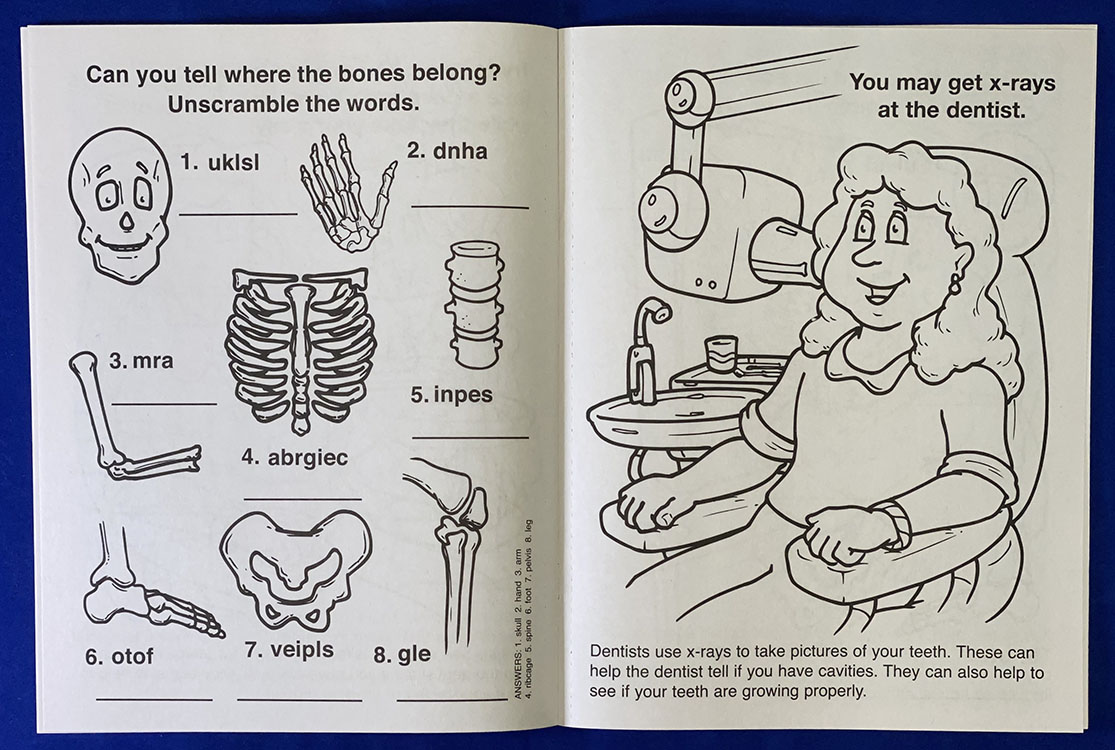 COLORING BOOK - Learn About X-Rays Coloring & Activity Book 6