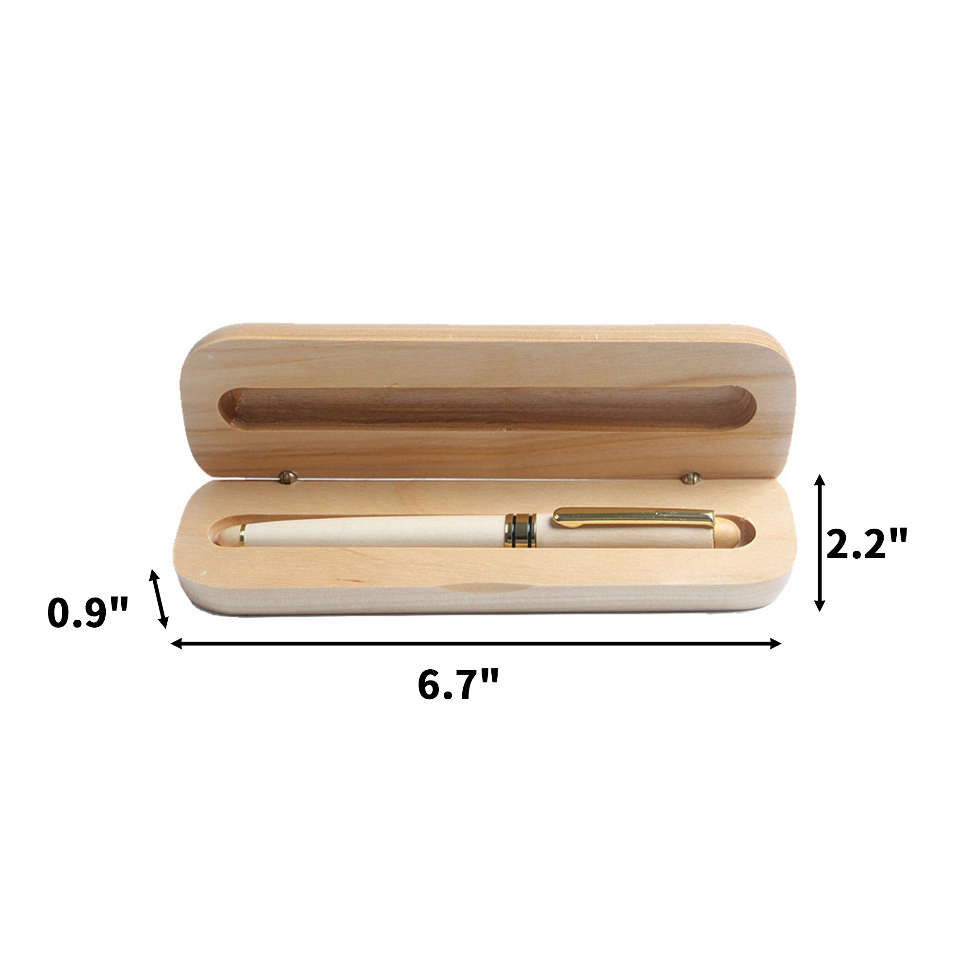 Wooden Pen Gift Set With Case 2