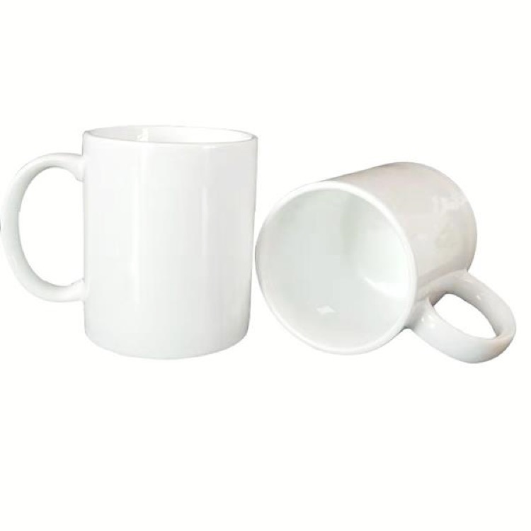 11 oz Blank Ceramic Classic Drinking Cup Mug 2