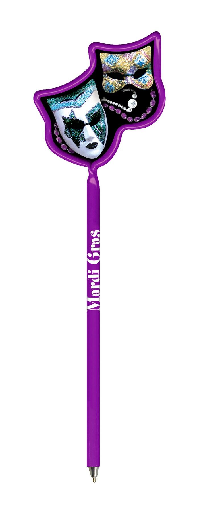 Inkbend Standard Billboard Pens W/ Mardi Gras Masks Stock Insert 3