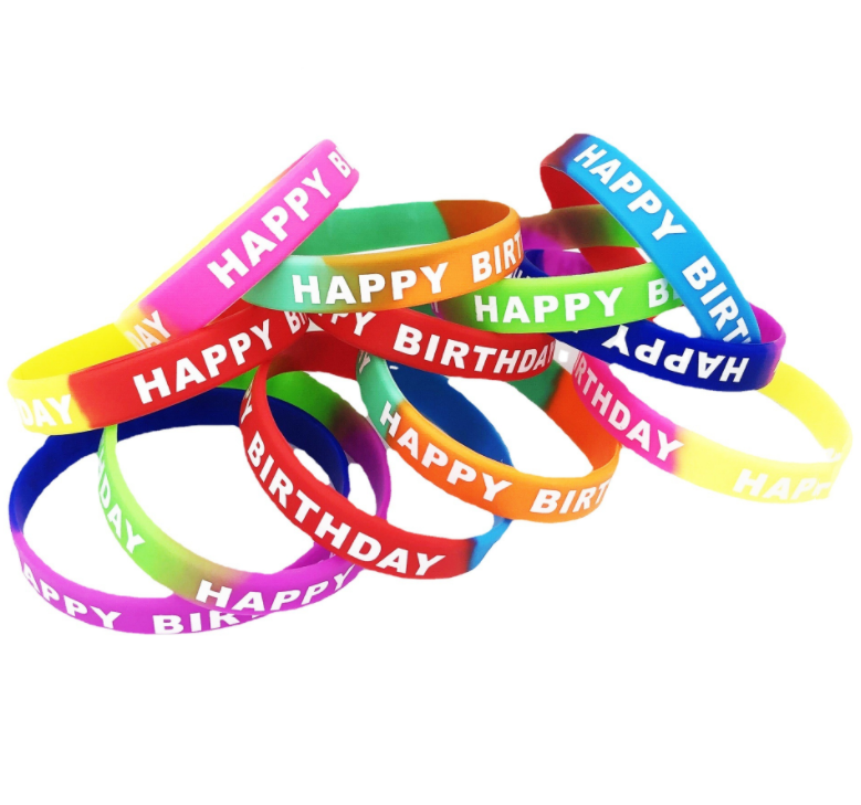 Birthday silicone bracelet 2