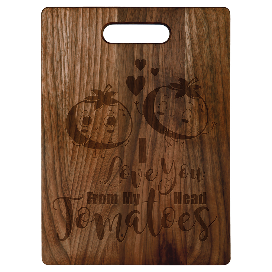 13 3/4" x 9 3/4" Walnut Cutting Board 2