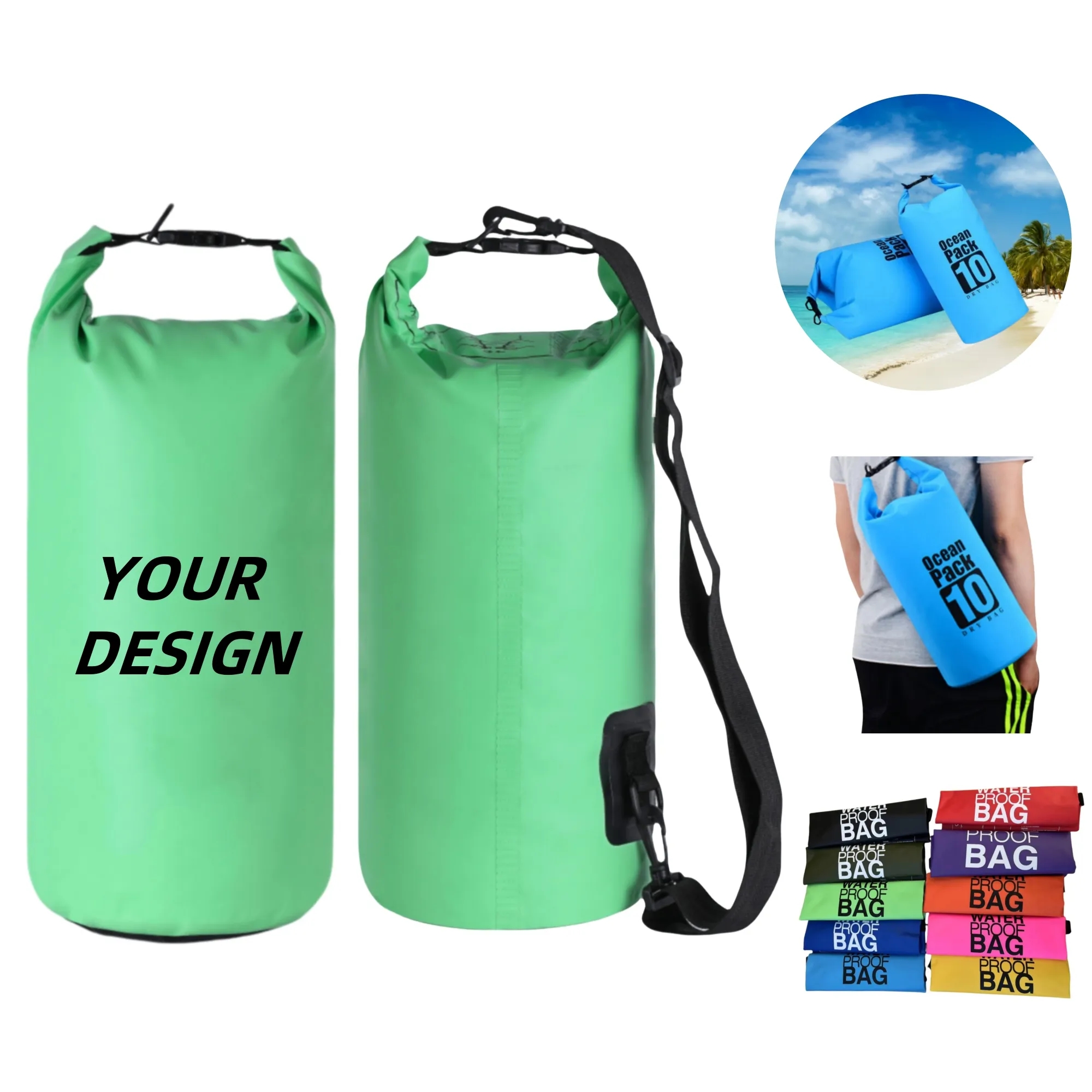 10L Waterproof Dry Swim Bag 1