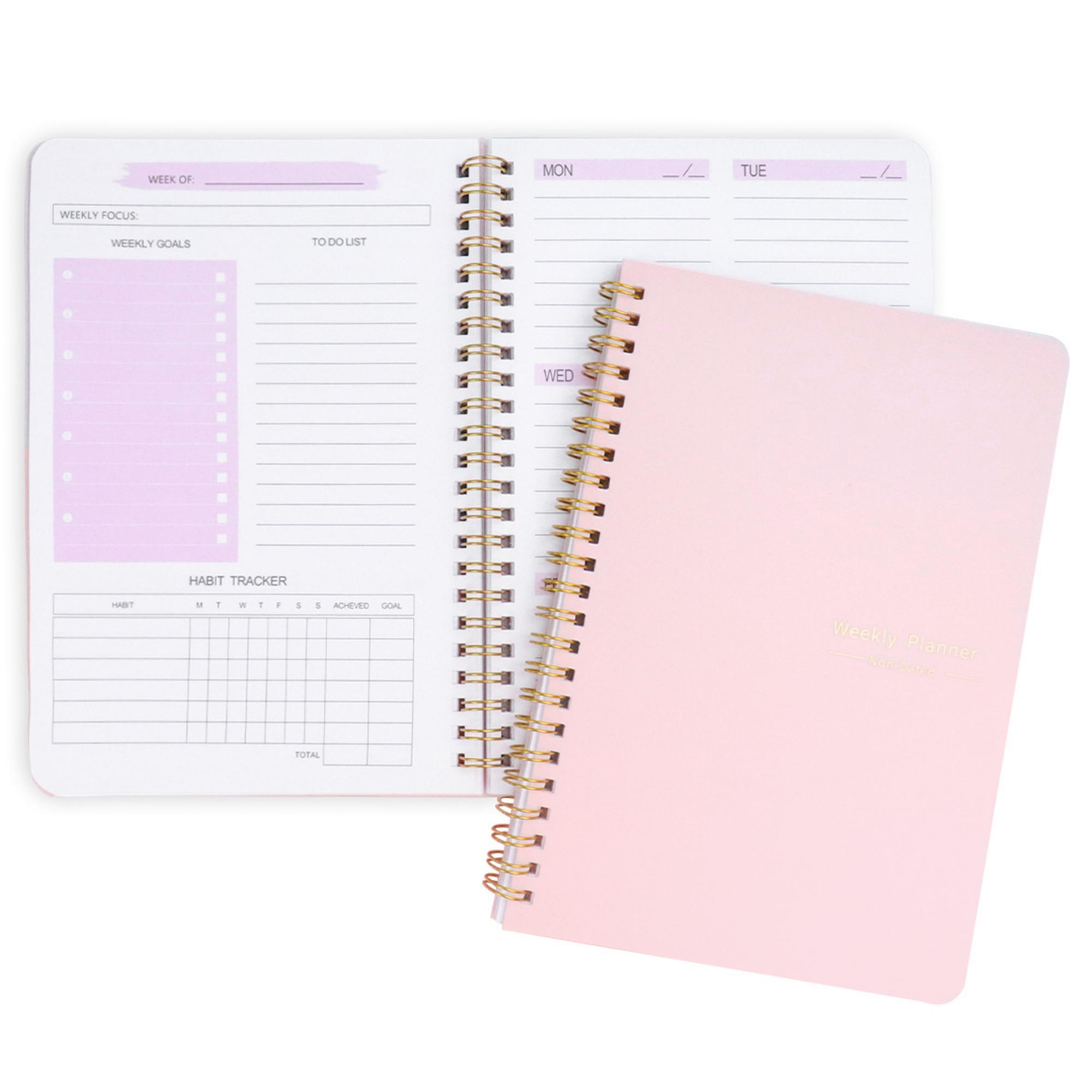 Undated Weekly Planner 4