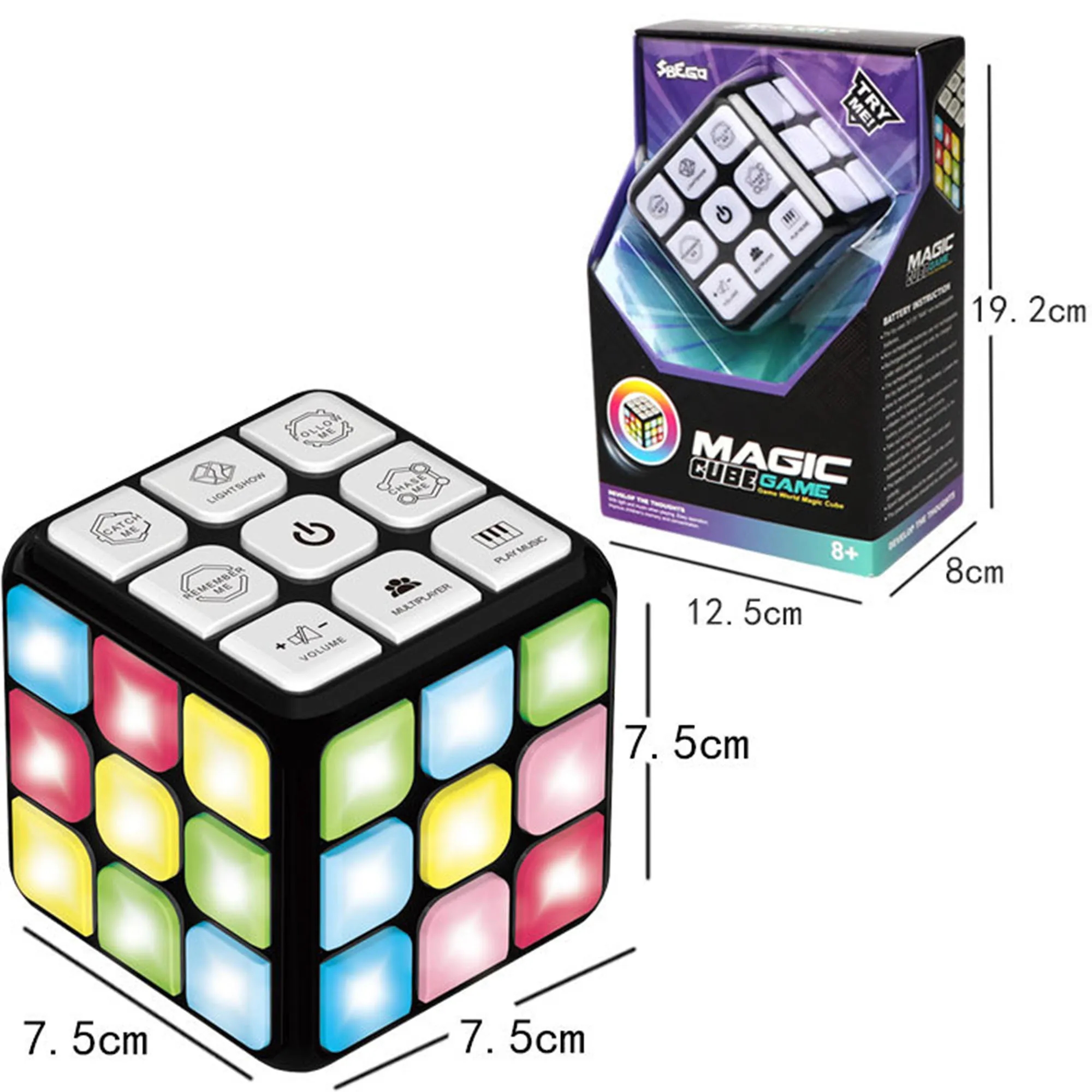 Unique Flashing Memory Cube Game 2