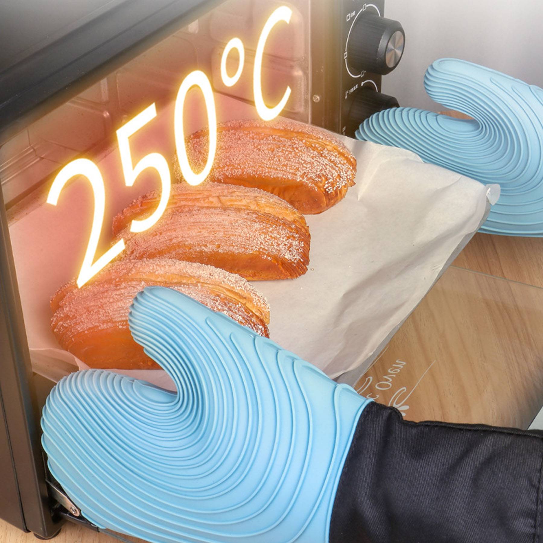 Kitchen heat-resistant gloves 4