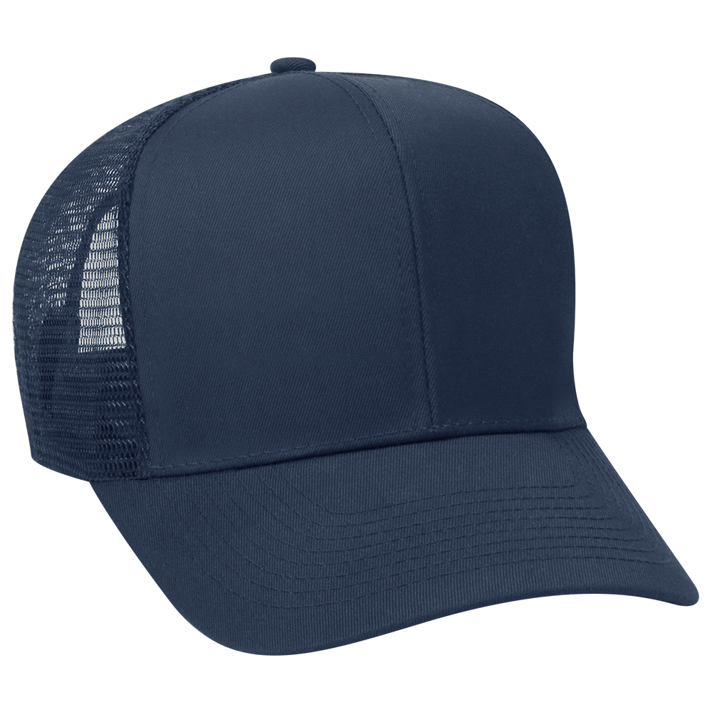 OTTO CAP® 6 Panel Mid Profile Mesh Back Trucker Hat 16