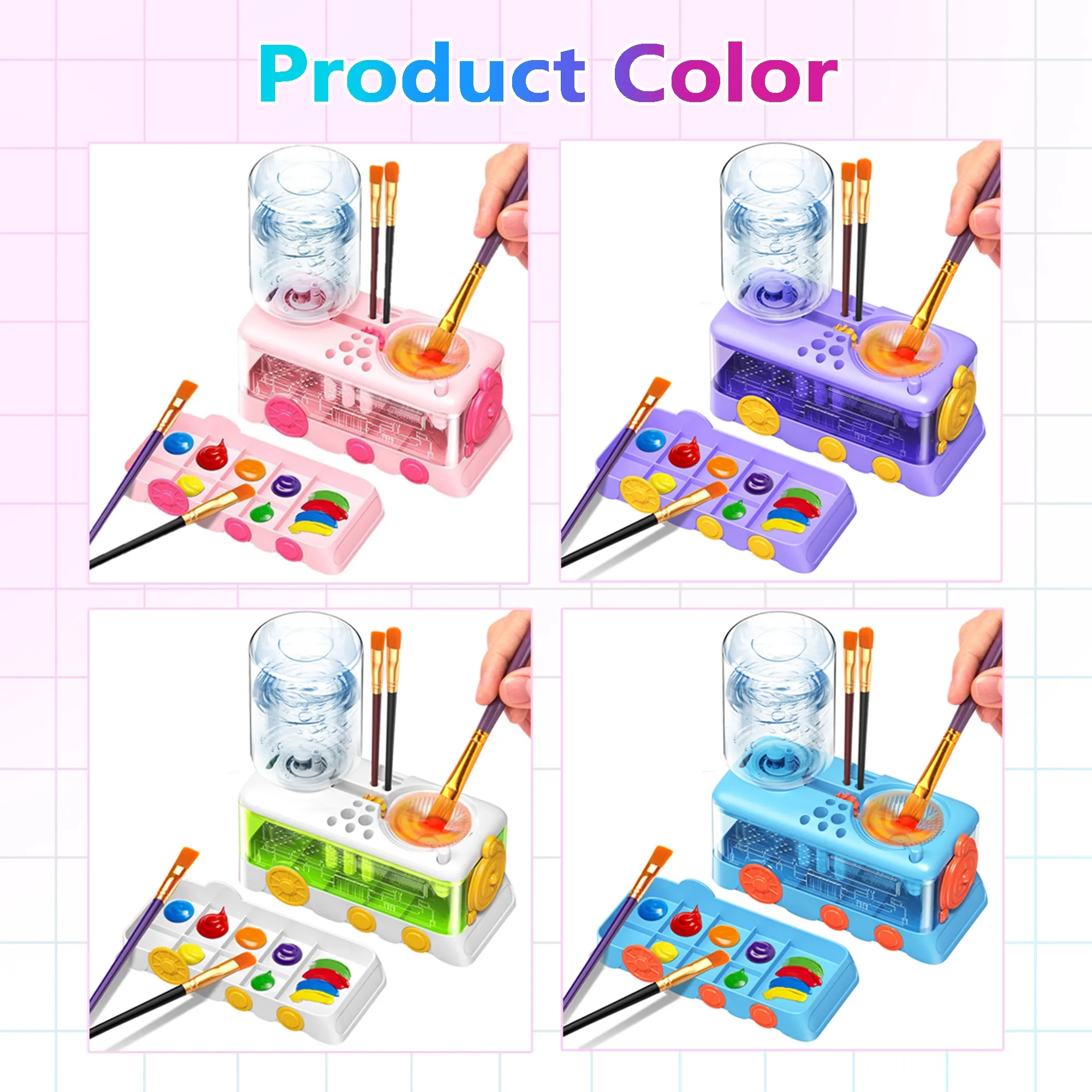 Automatic Water Changing Brush Cleaner 4