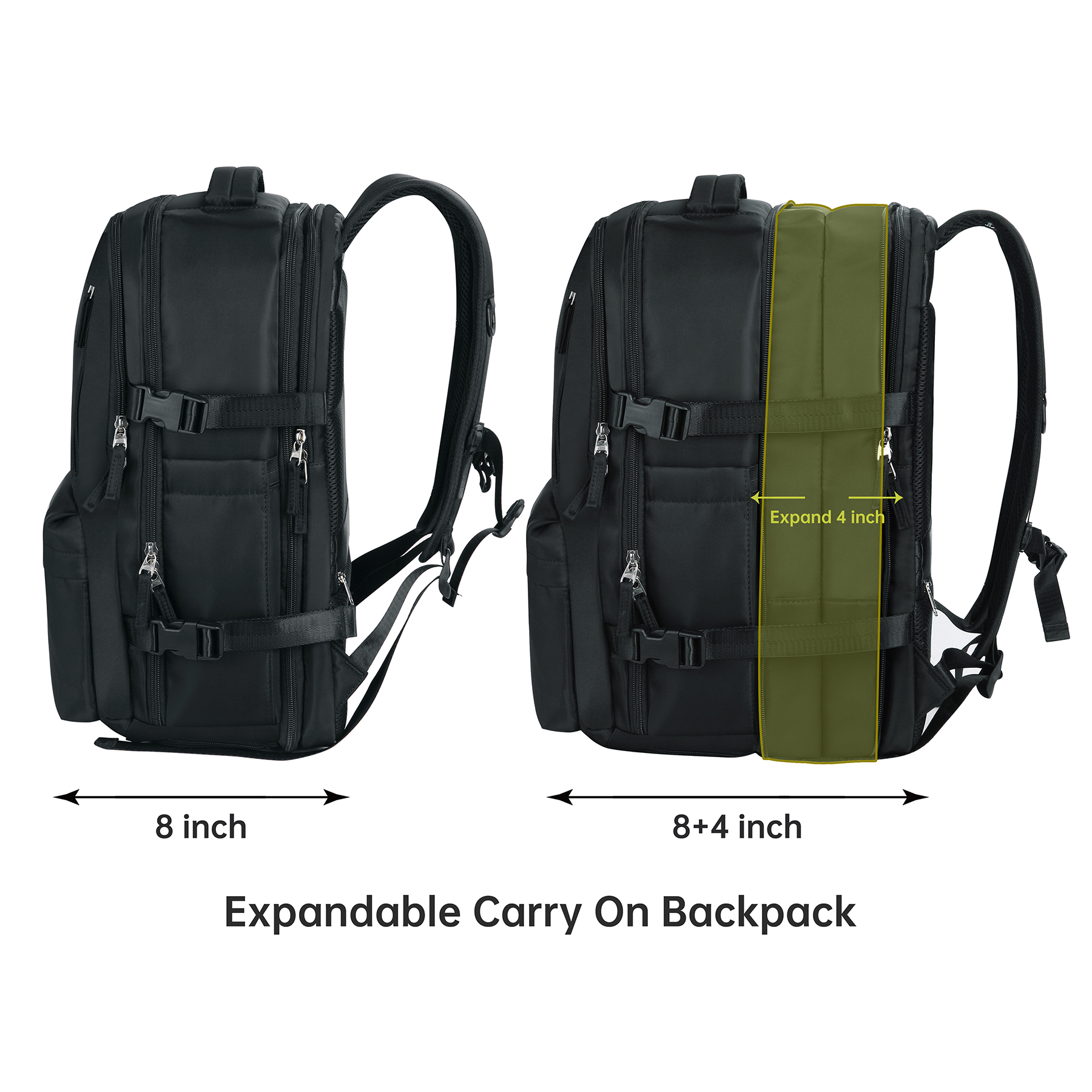 Expandable X-Large Flight Approval Carry On Backpack 5