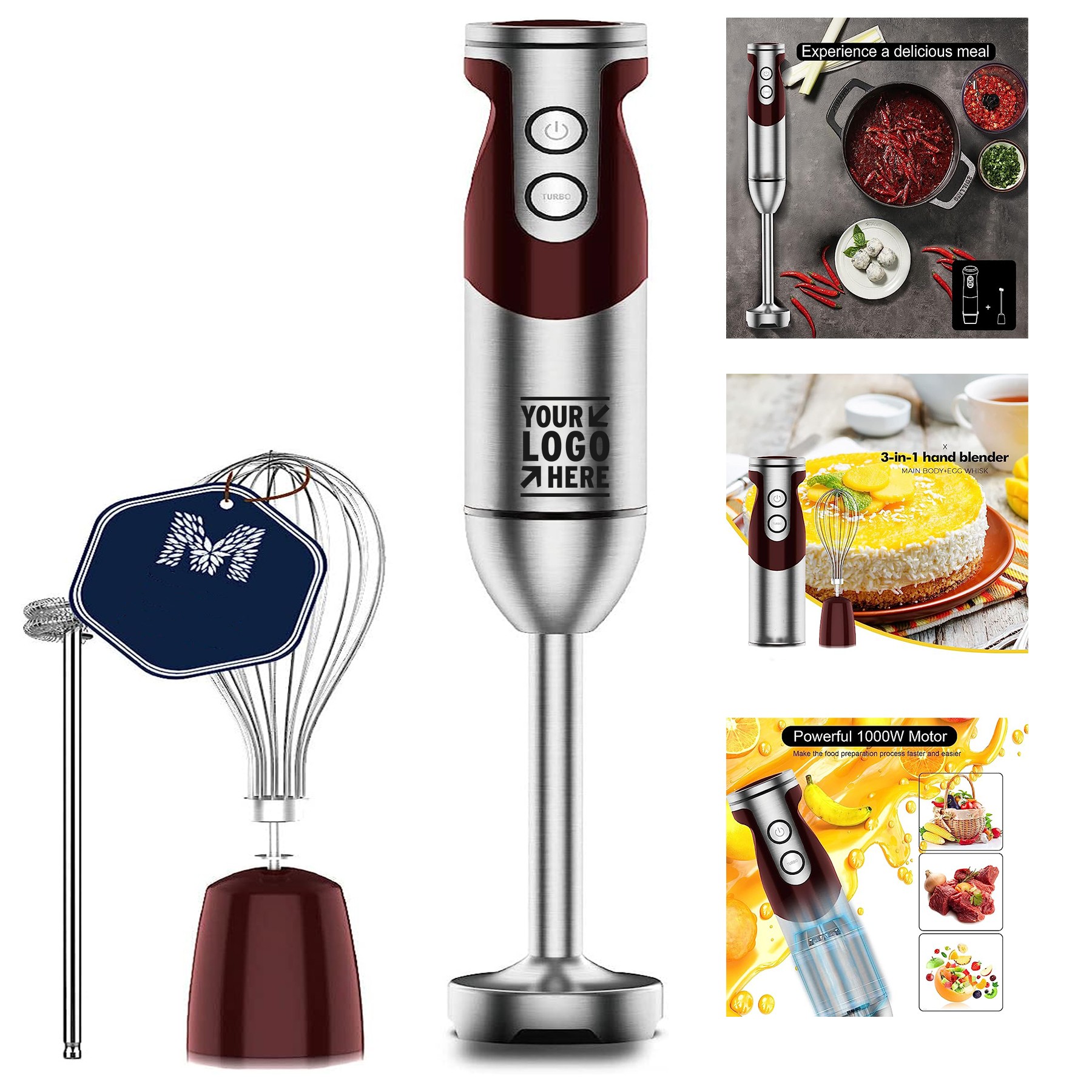 Pro Titanium Reinforced 3-in-1 Immersion Hand Blender 1