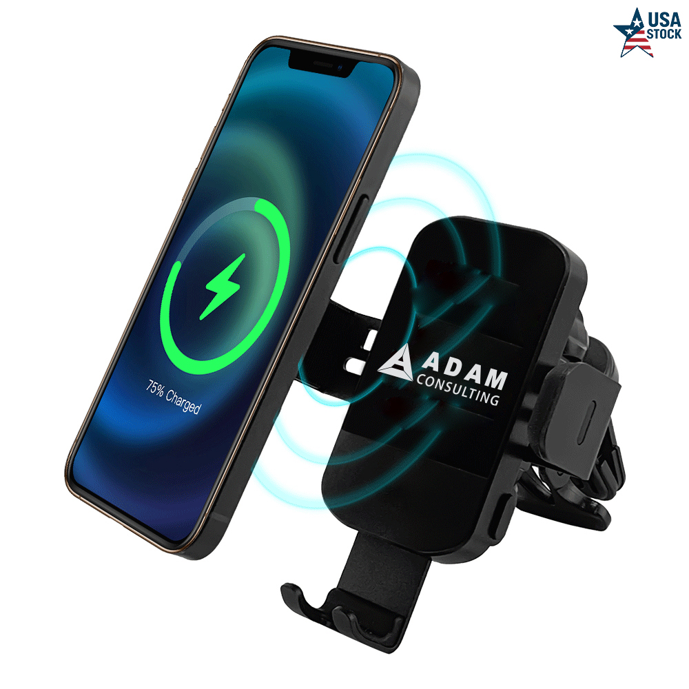 Auto-Clamping Car Charger Mount with 15W Fast Charging 4