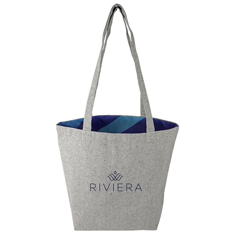Super Sale- Reversible Colored Tweed Cotton Tote, custom tote bag with logo imprint 20