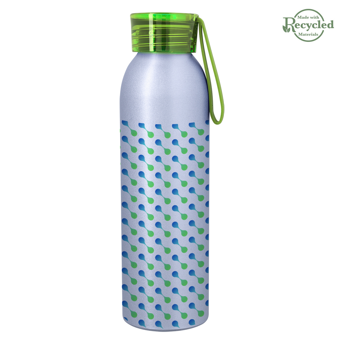 22 Oz. Full Color Darby Recycled Aluminum Bottle, custom water bottle with logo imprint 12
