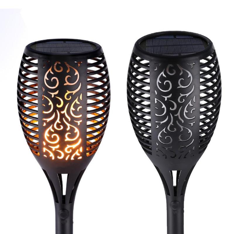 Plastic Solar-Powered Led Garden Torch With Customizable Design 4