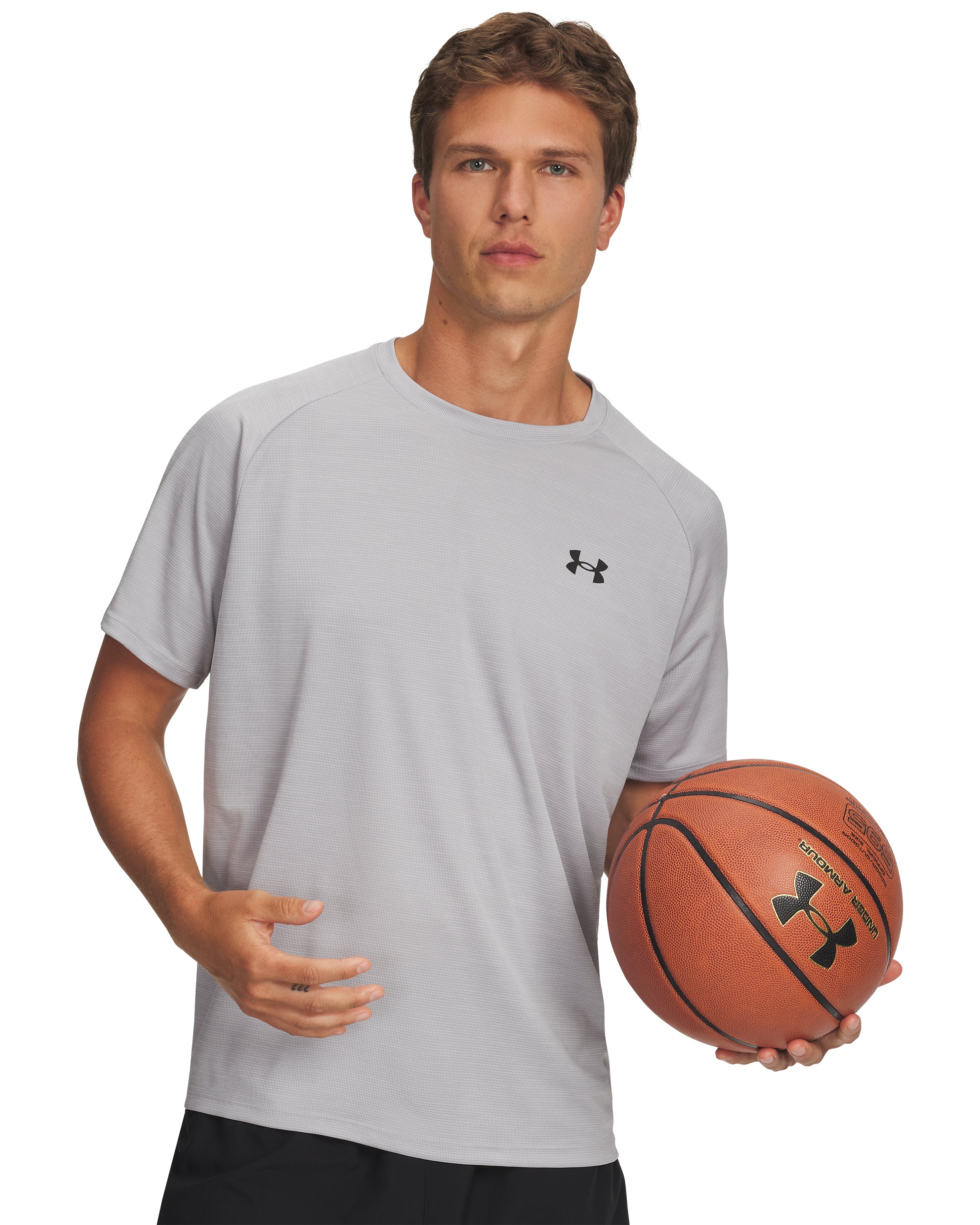 UA Tech Textured Men's Short Sleeve 25