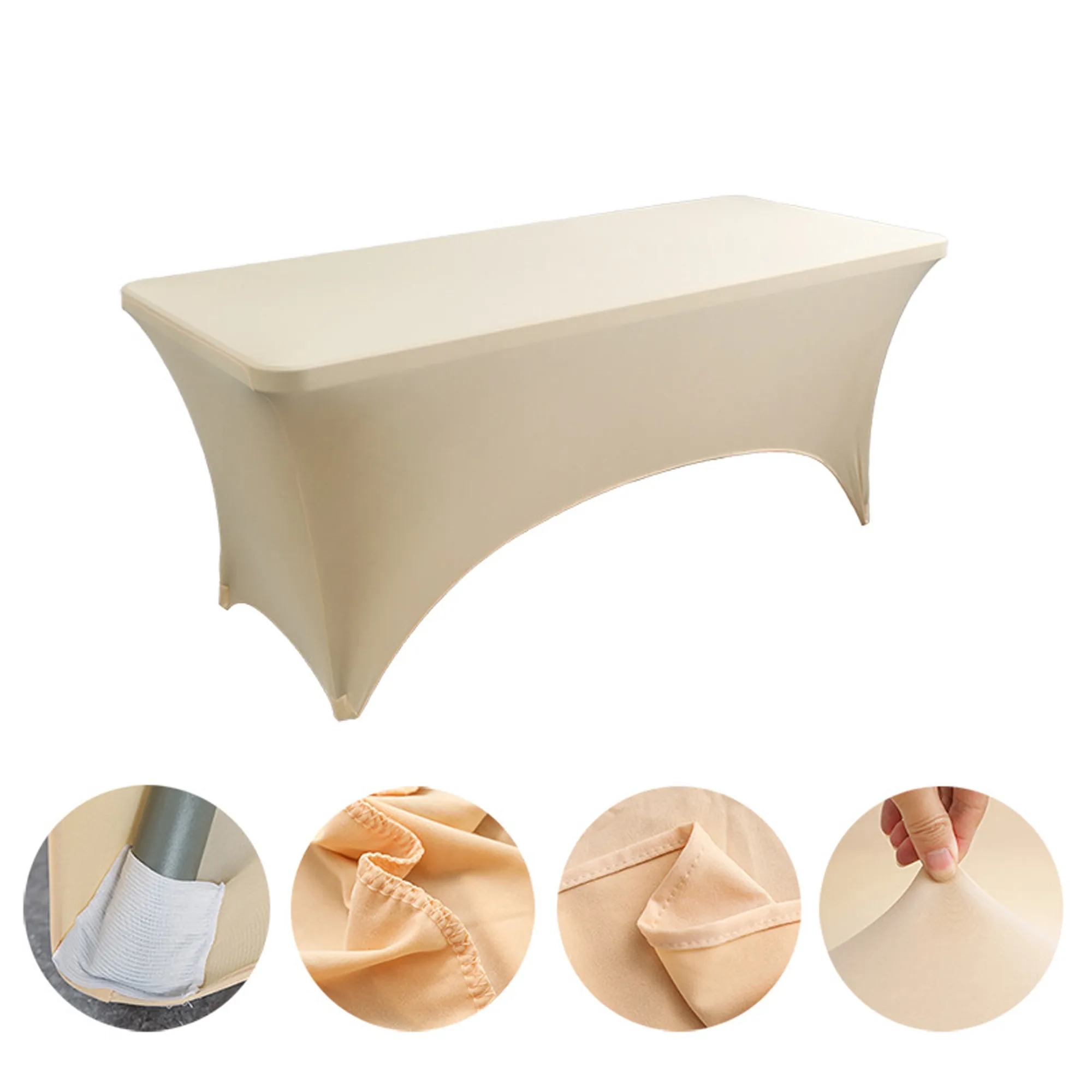 6 Foot Full Color Stretch Table Cover 5