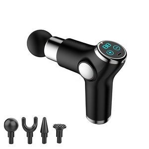 6 Speed Levels Muscle Vibration Massager Tool With USB Charging 4 Interchangeable Heads 11