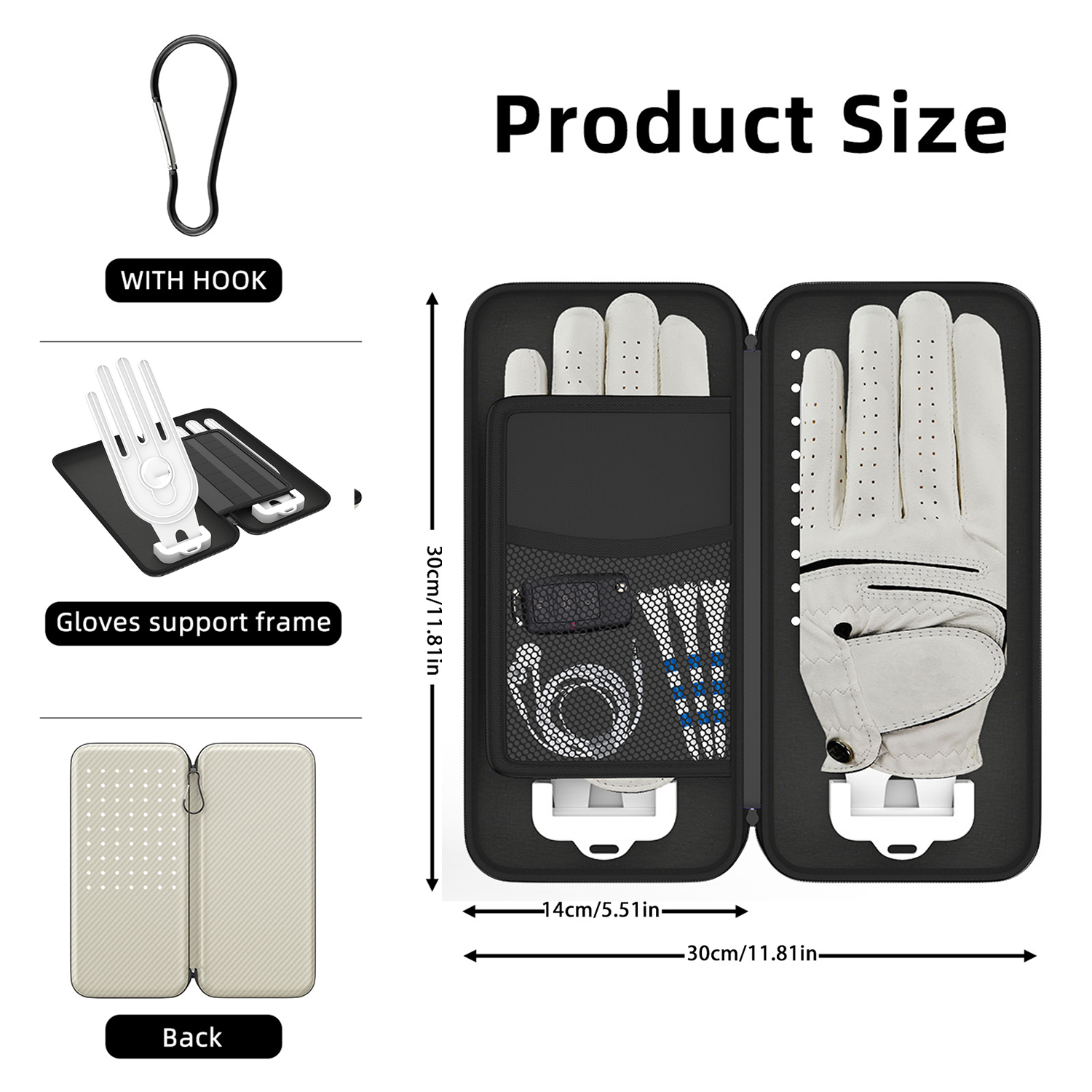 Golf Glove Holder Case 12