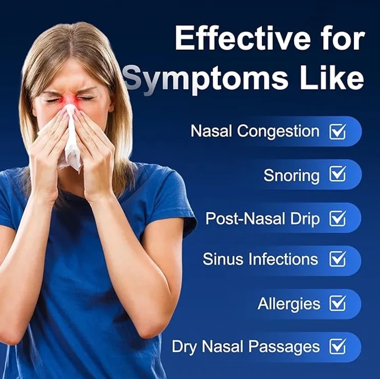 Bulk Custom Neti Pot Nasal Wash Bottle 300ML OEM Private Label Supplier 1