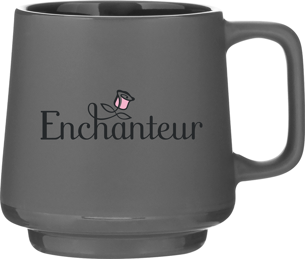 12 oz windsor mug matte gray