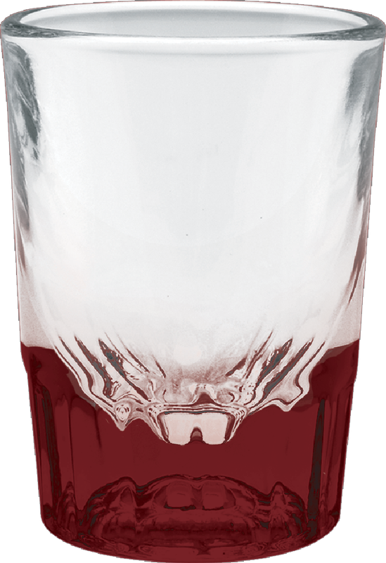 2 oz. Fluted Shot Glass - Deep Etched 3