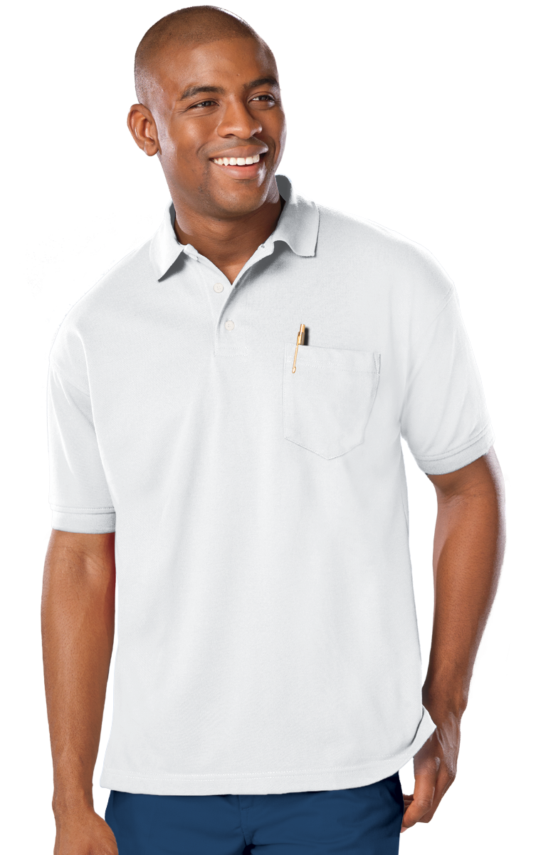 Adult Soft Touch Short-Sleeve Pocket Polo 9