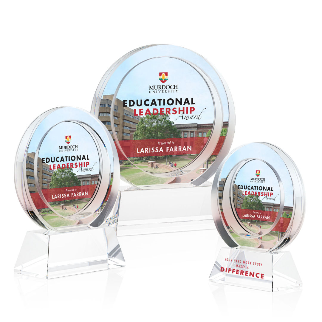 Templeton VividPrint™ Award on Base - Clear