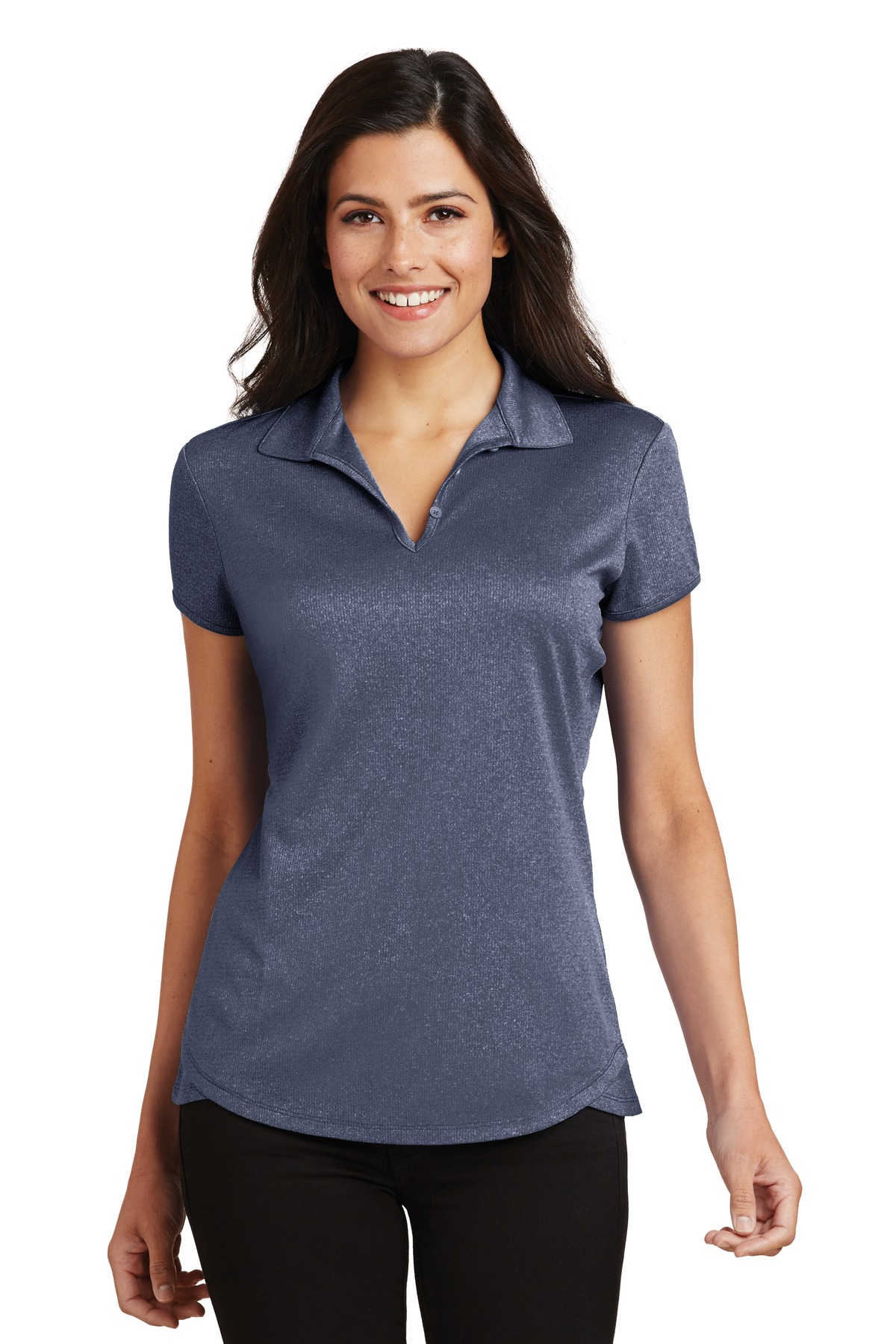 Port Authority Women's Trace Heather Polo. L576 5