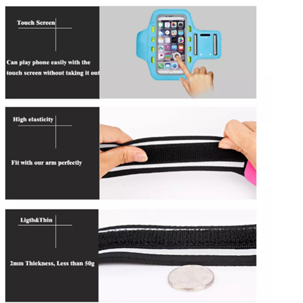 Light Up Touch Screen Armband Phone Holder 5