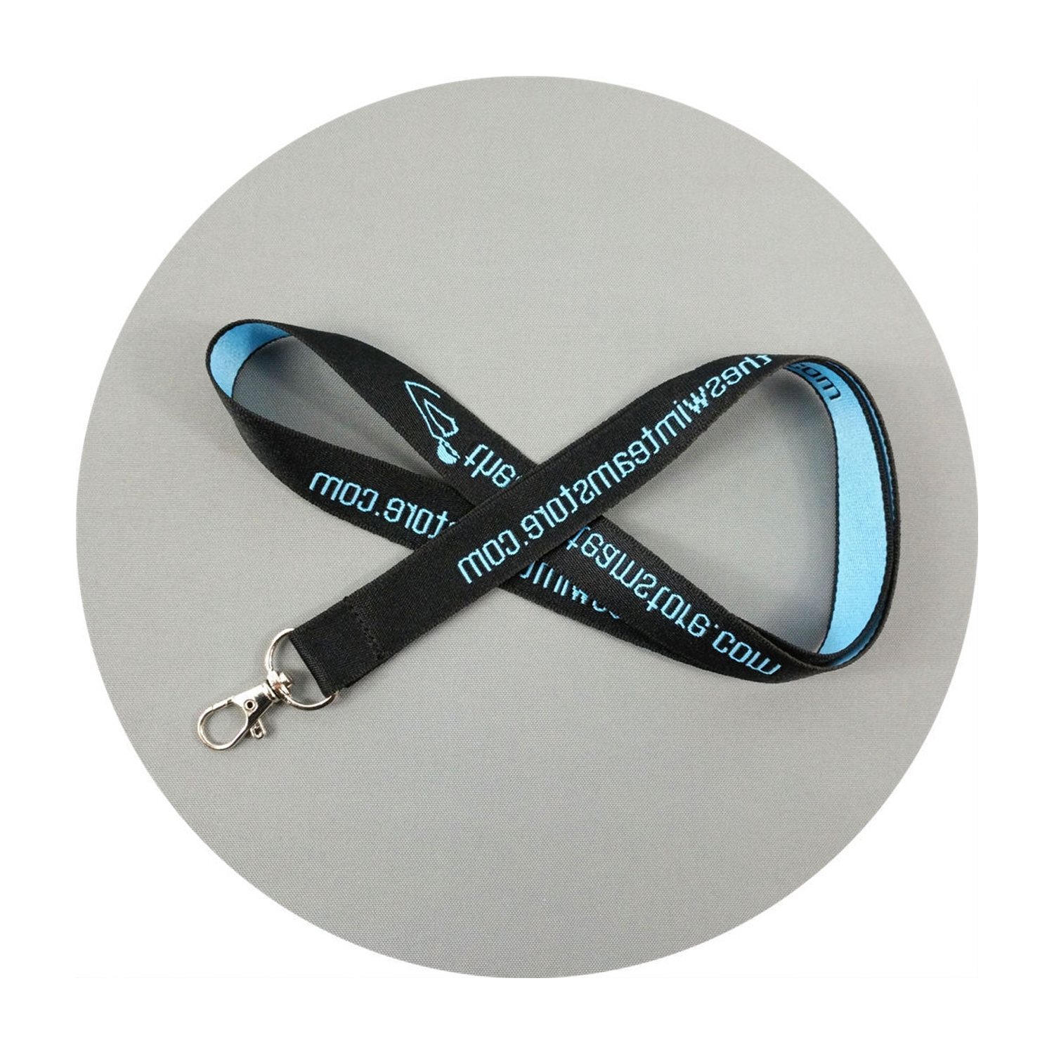 Custom Logo Double-Ended Woven Lanyard 2