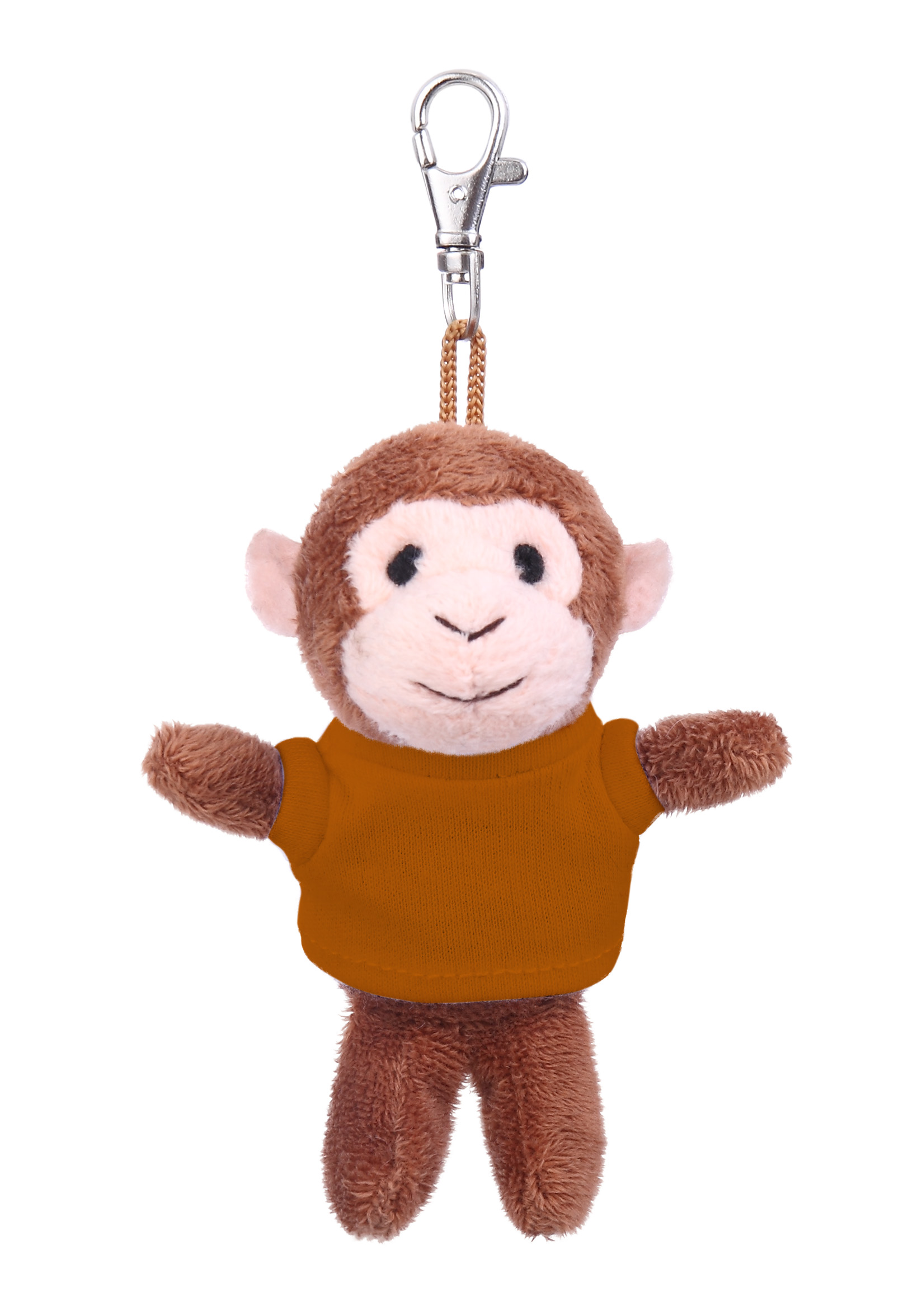 Soft Plush Monkey Keychain with Tee 19