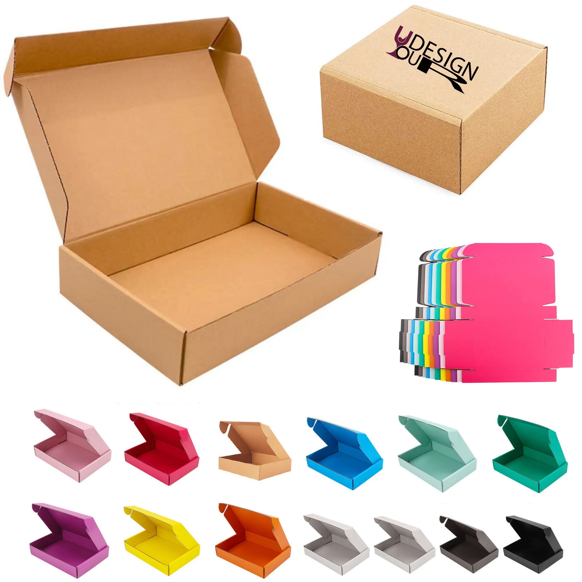 Kraft Paper Colorful Airplane Box 3