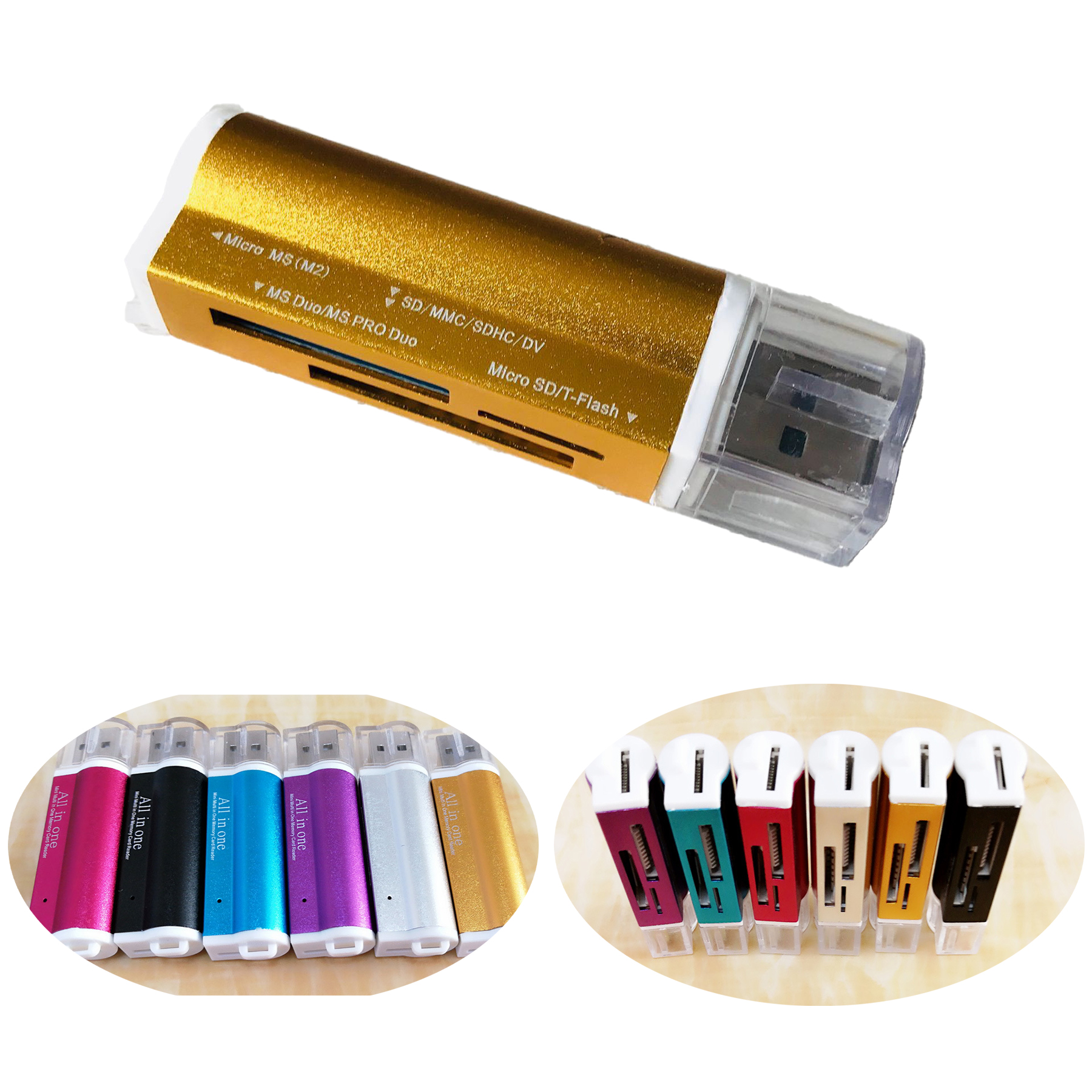 USB All In One Multi Memory Card Reader Adapter for Computer